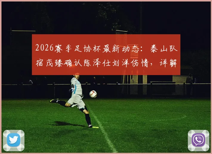 2026赛季足协杯最新动态：泰山队宿茂臻确认陈泽仕刘洋伤情，详解球队挺进决赛目标与阵容应对